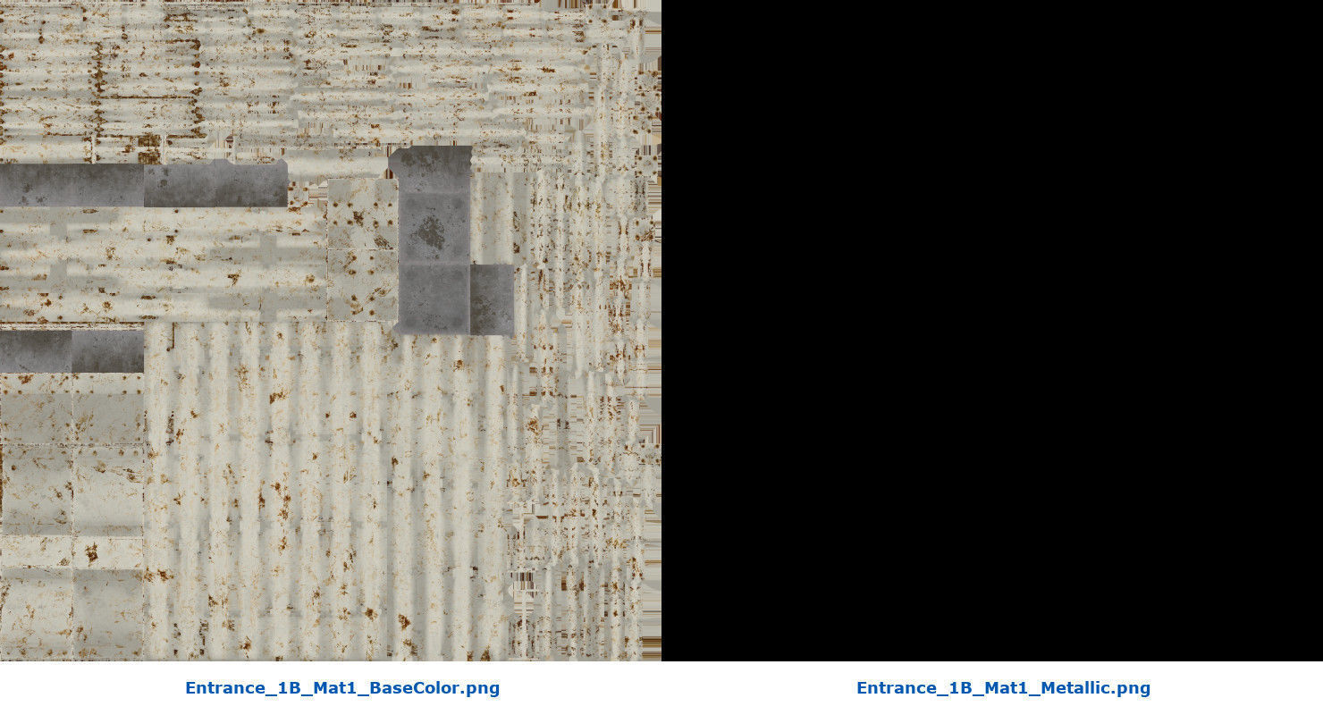 Entrance 1B Low-poly 3D model_13