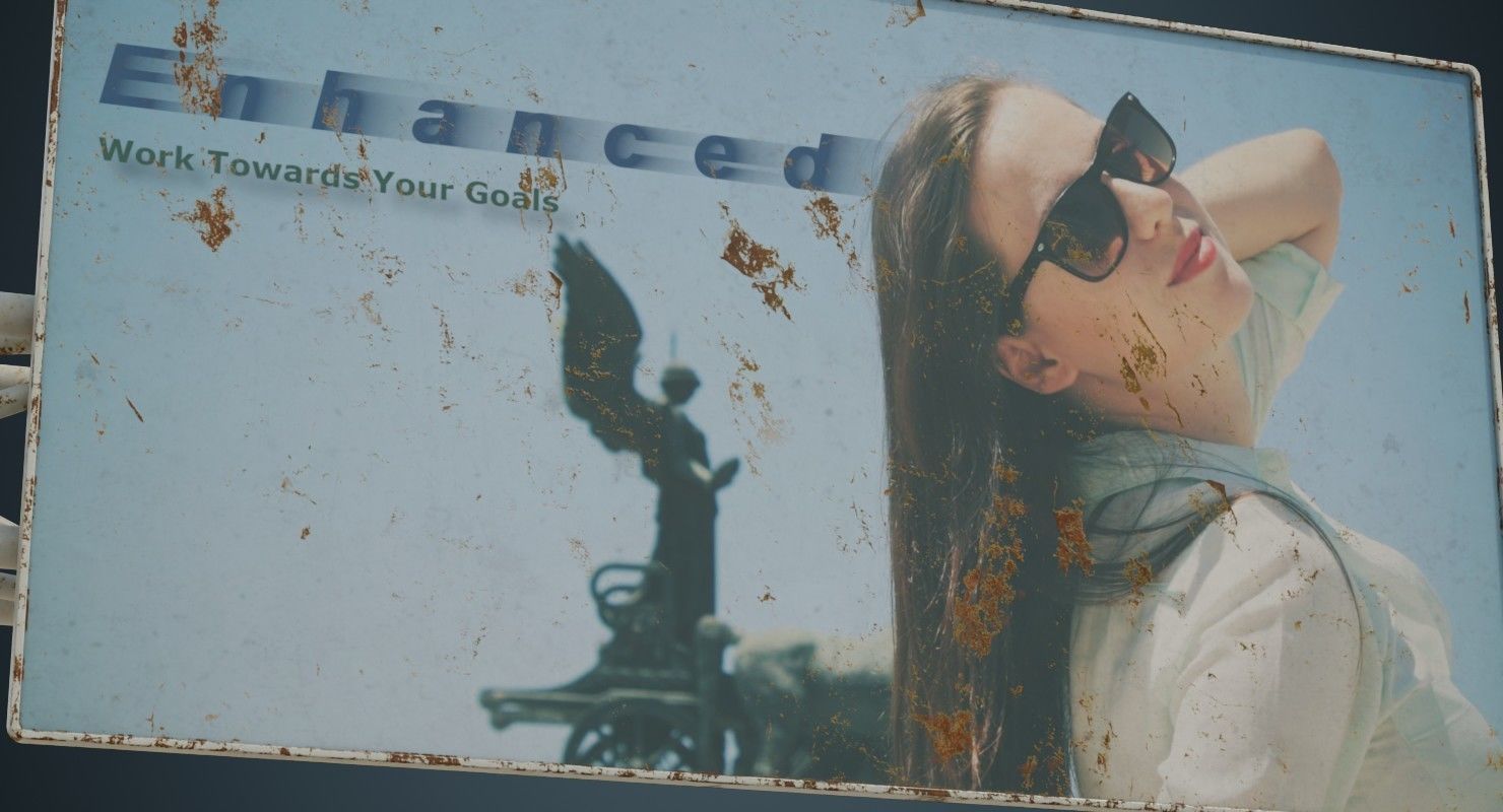 Entrance 1B Low-poly 3D model_8