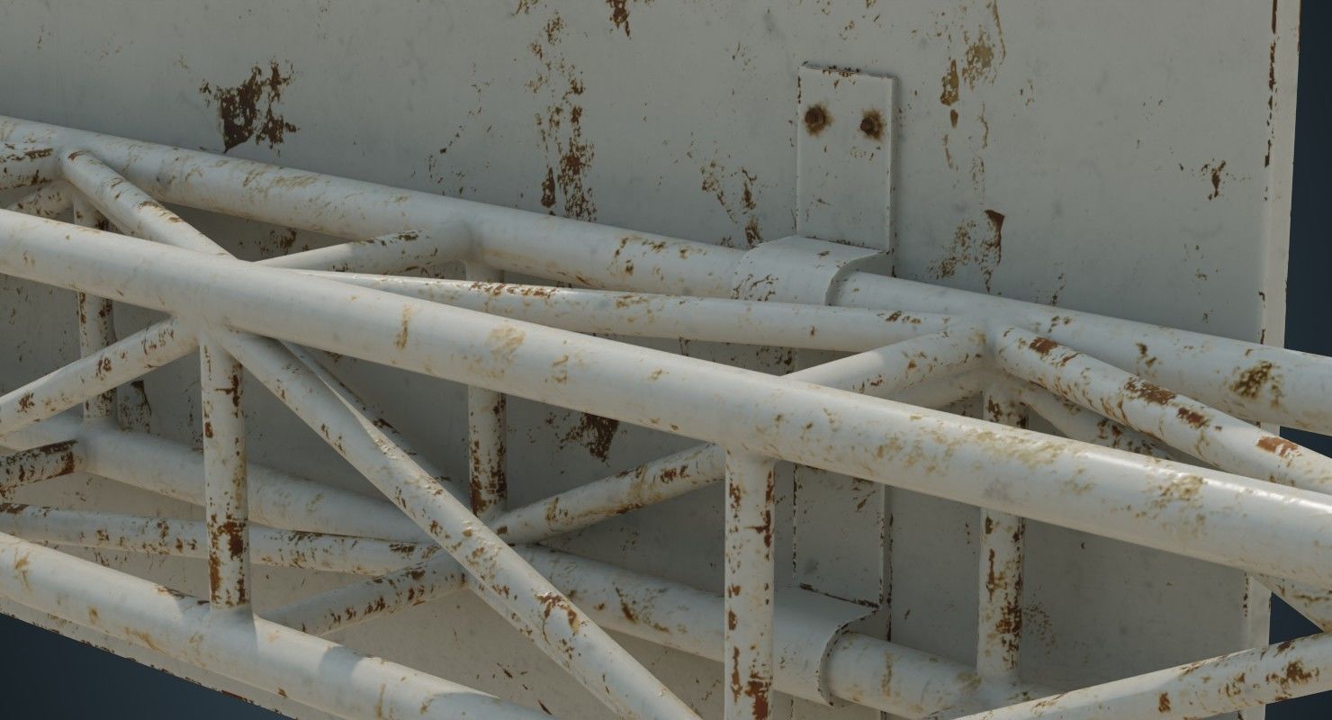 Entrance 1B Low-poly 3D model_7