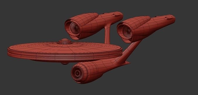 model 3d star trek ship 3D print model