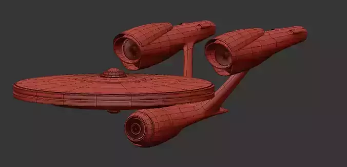 model 3d star trek ship 3D print model