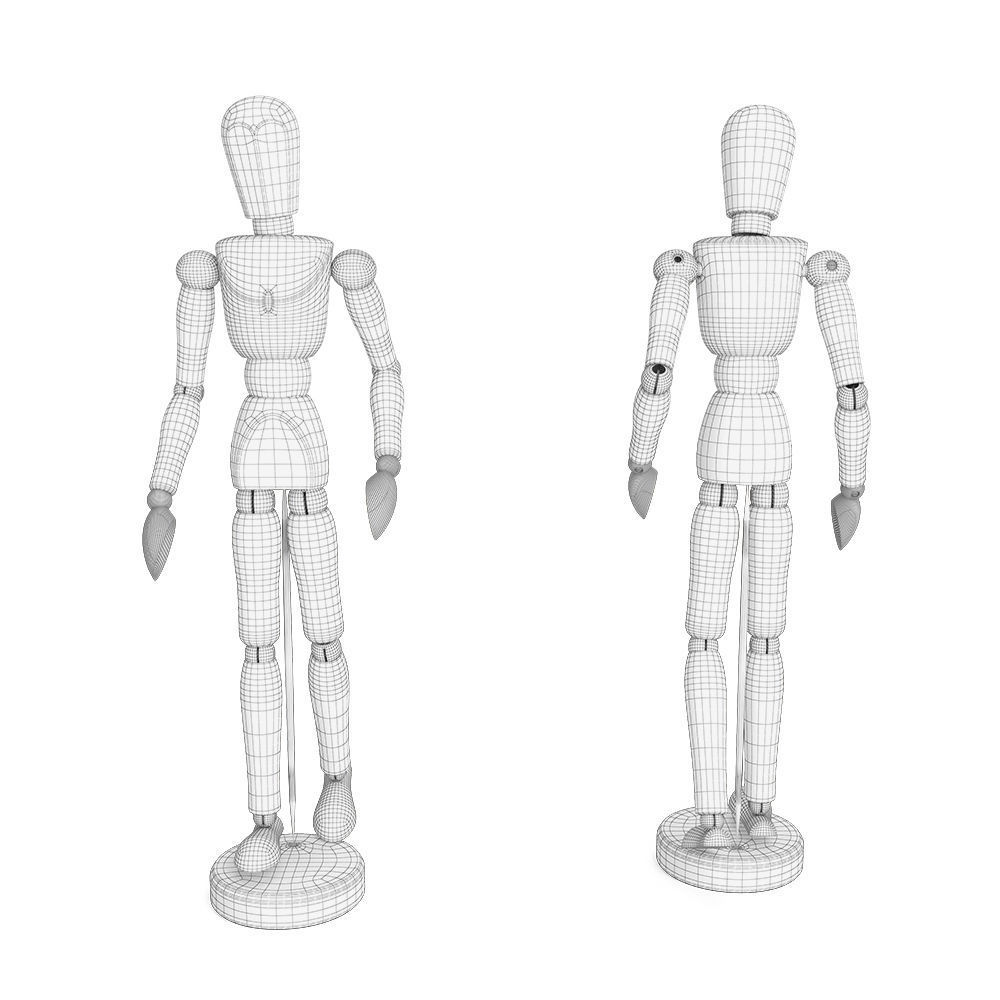 Human Mannequin 3D model_7