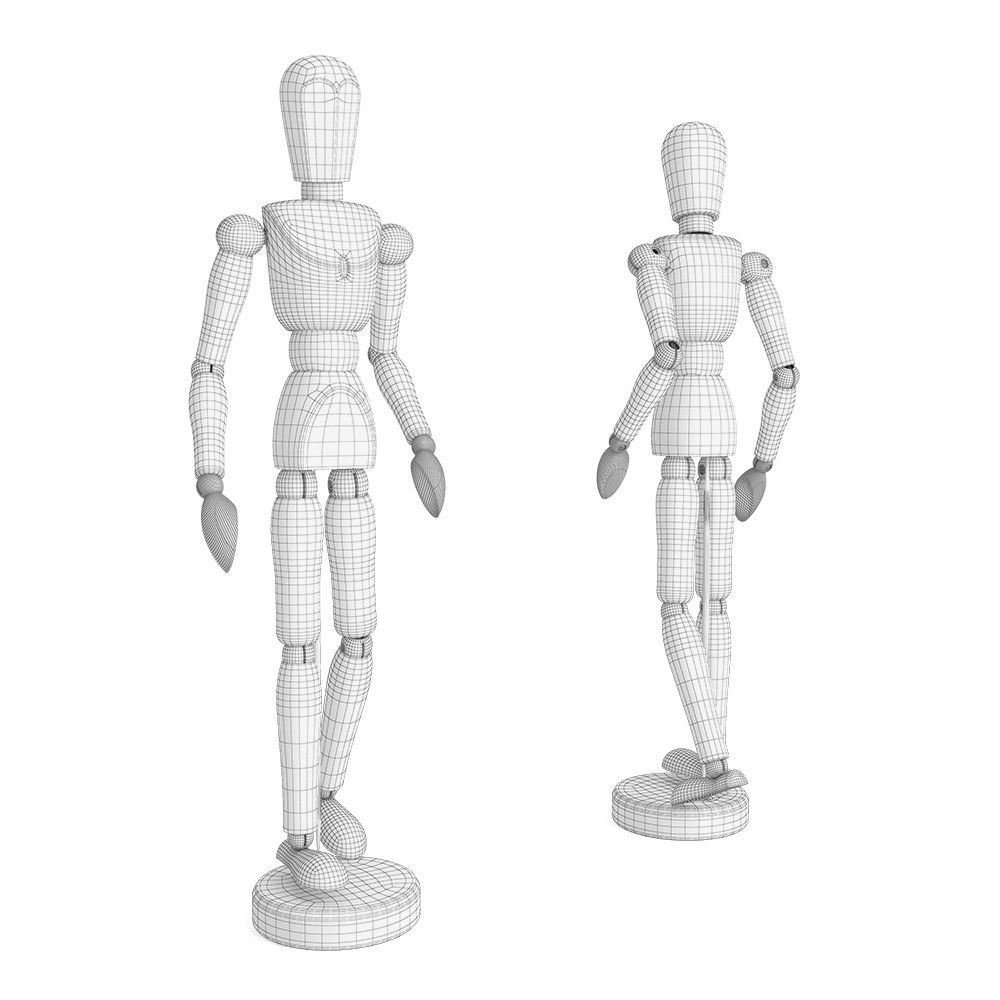 Human Mannequin 3D model_6