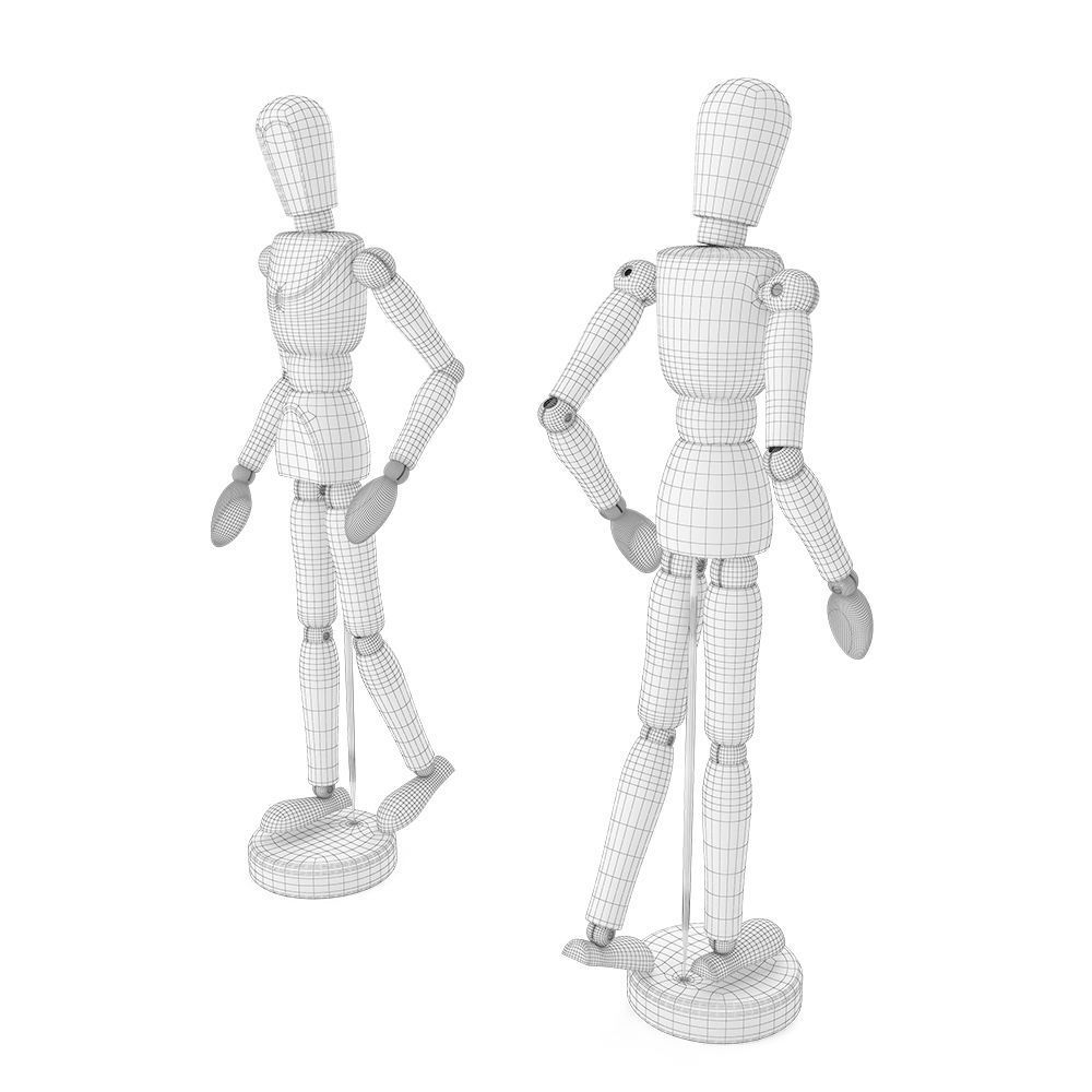 Human Mannequin 3D model_8