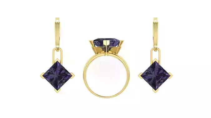 Ring boutique Rhombus  set