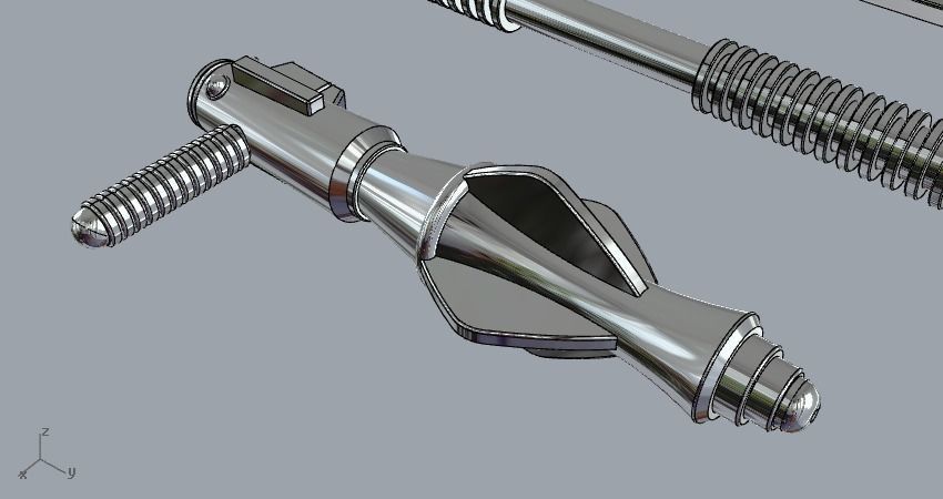 Zodac Classics real life size Weapons MOTU cosplay HEMAN 3D print model_7