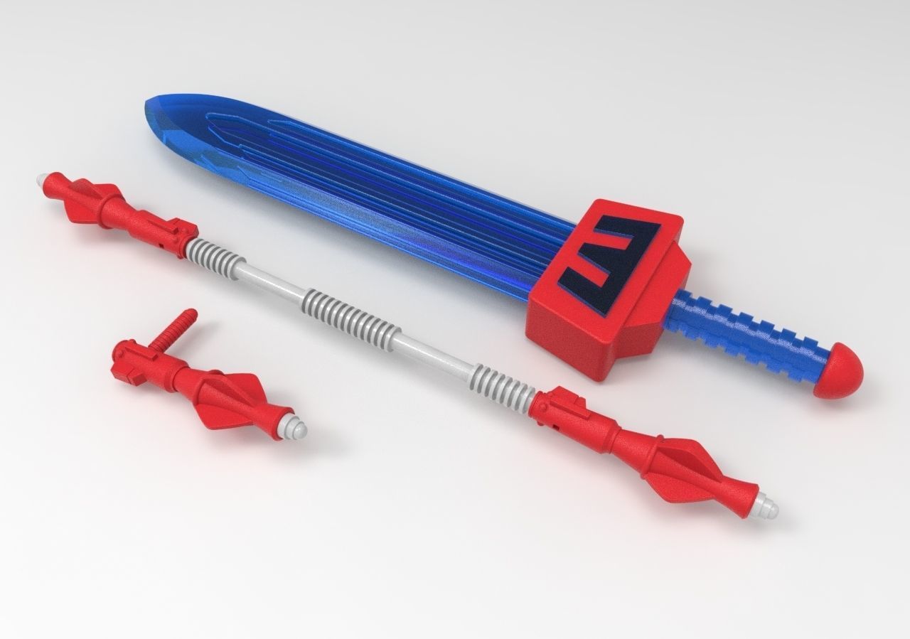 Zodac Classics real life size Weapons MOTU cosplay HEMAN 3D print model_1