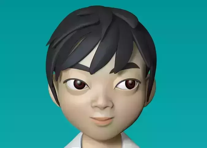 Girl in student uniform