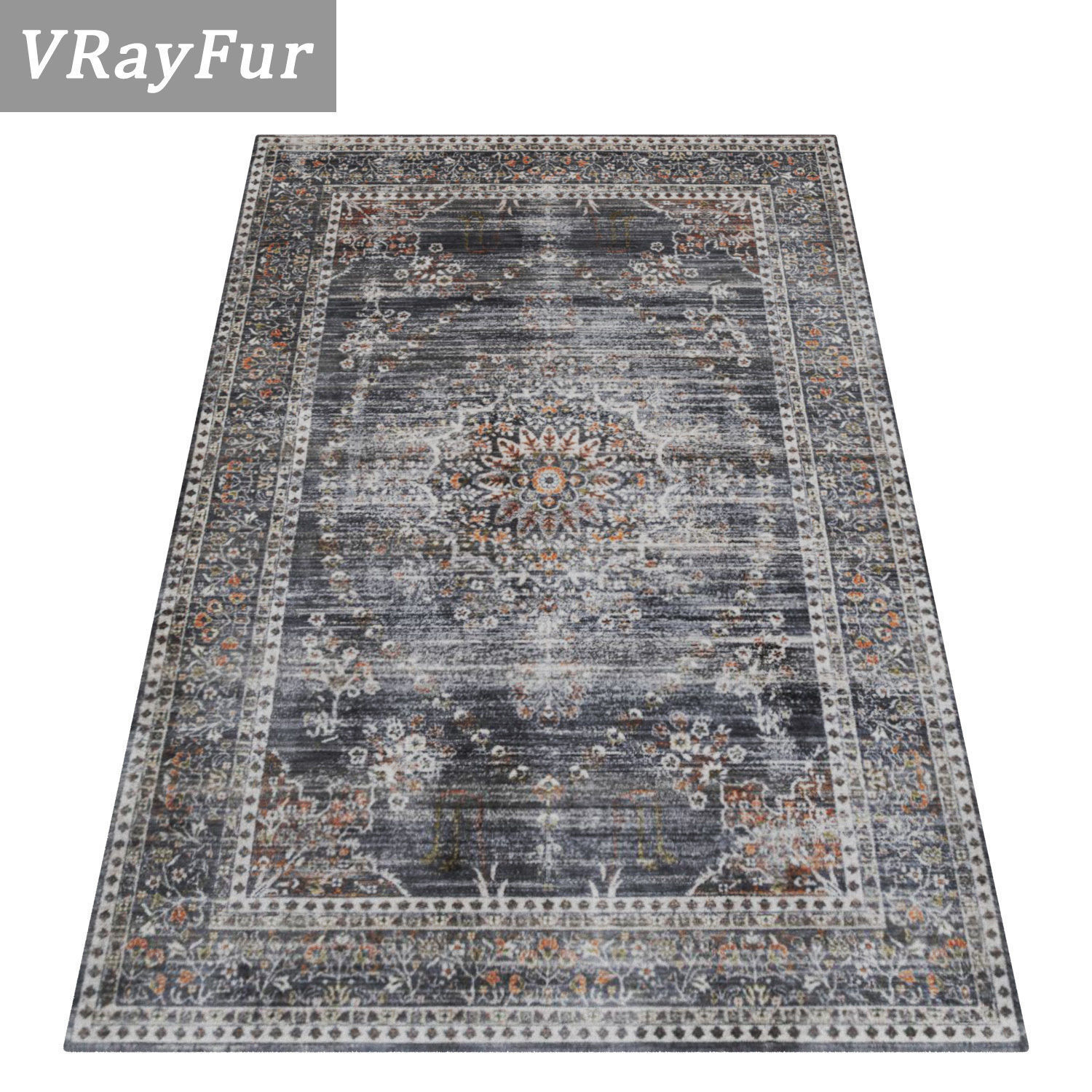 Rug Set 1296 3D model_2