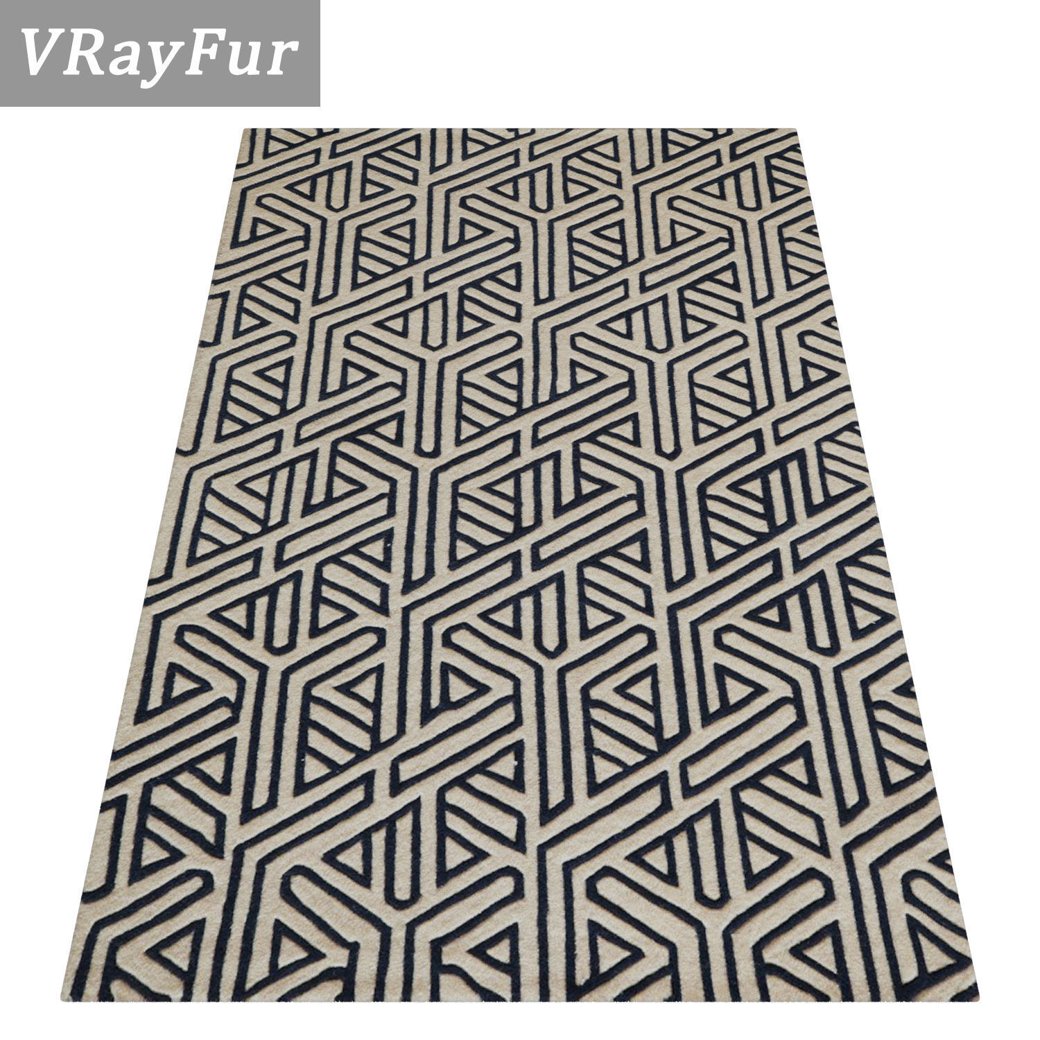 Rug Set 1302 3D model_2