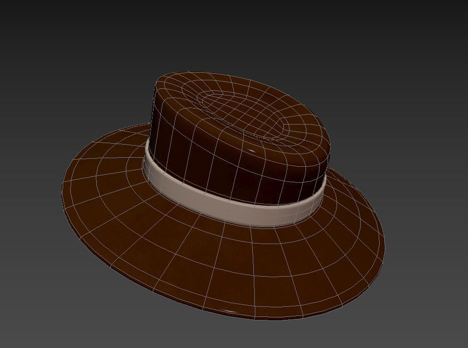 Hat 001 3D model_16
