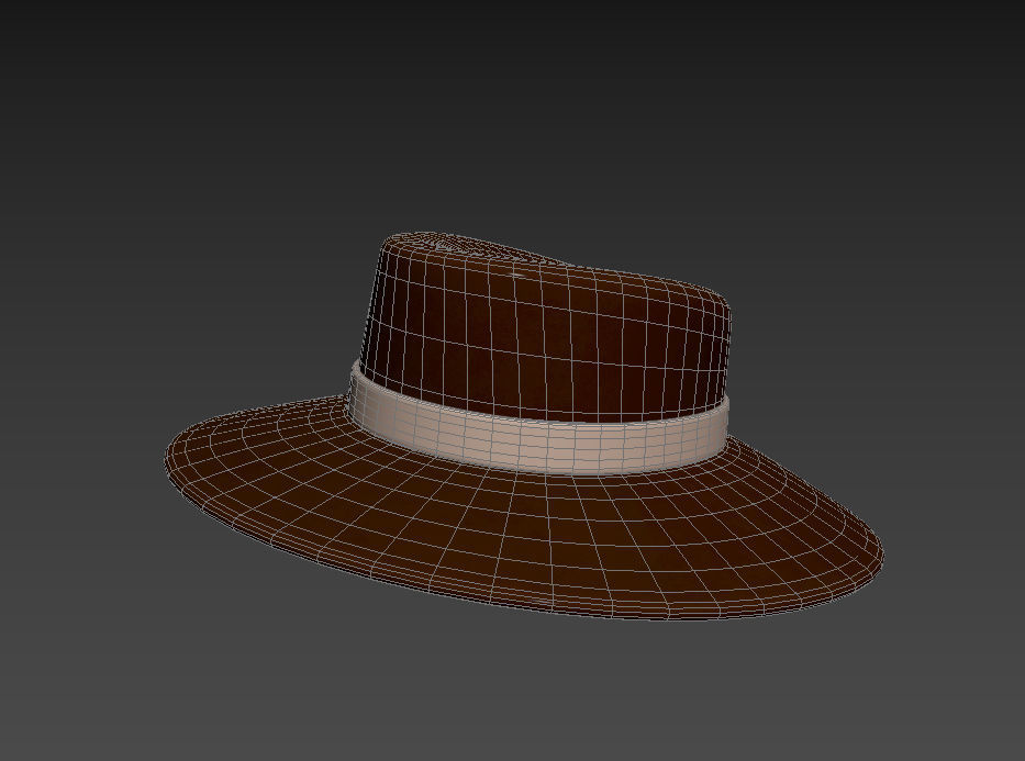 Hat 001 3D model_11