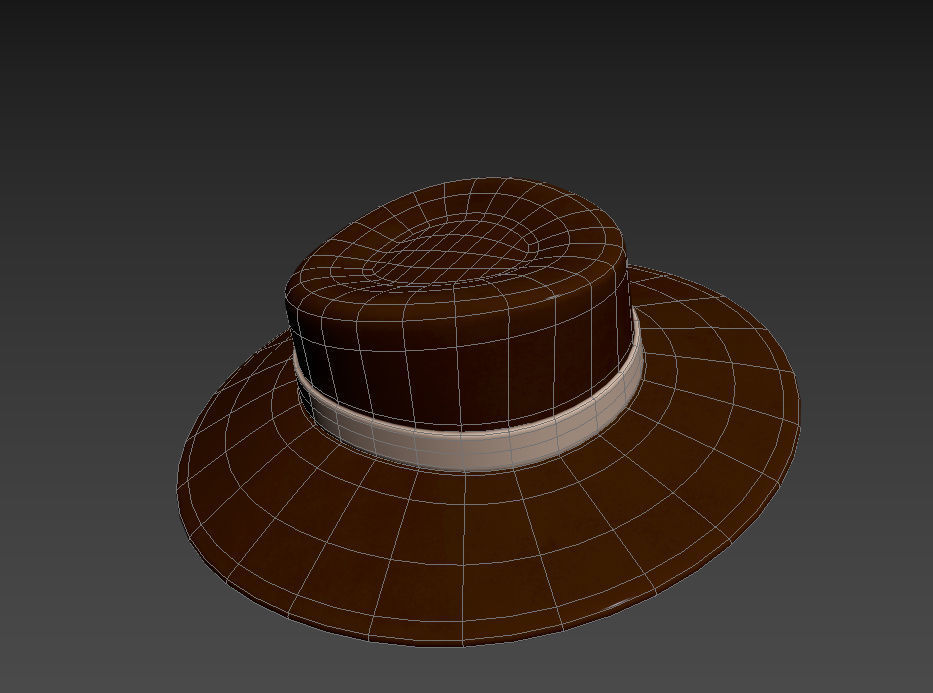 Hat 001 3D model_13