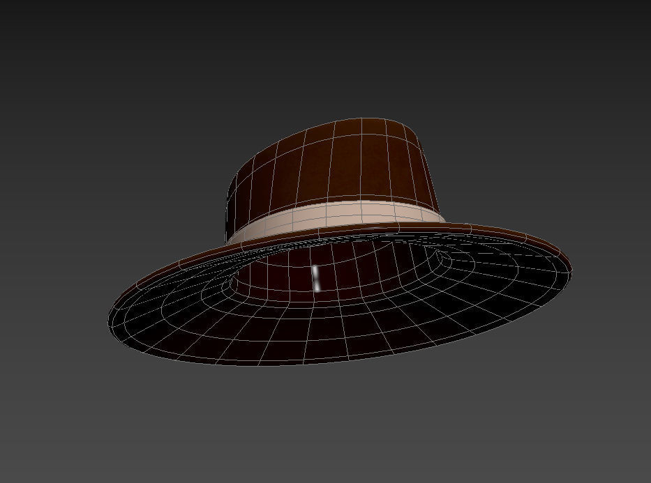 Hat 001 3D model_12