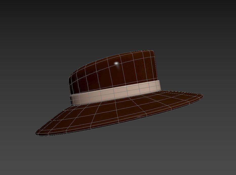 Hat 001 3D model_14