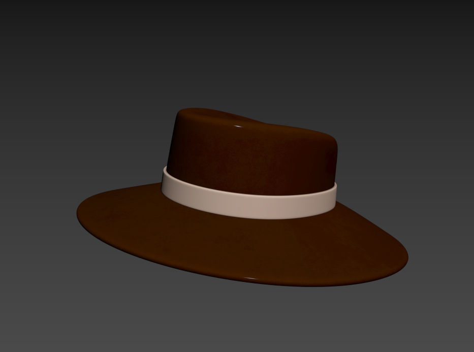 Hat 001 3D model_9