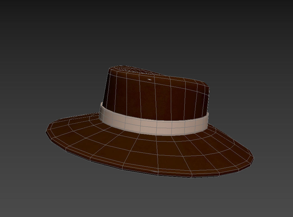 Hat 001 3D model_10