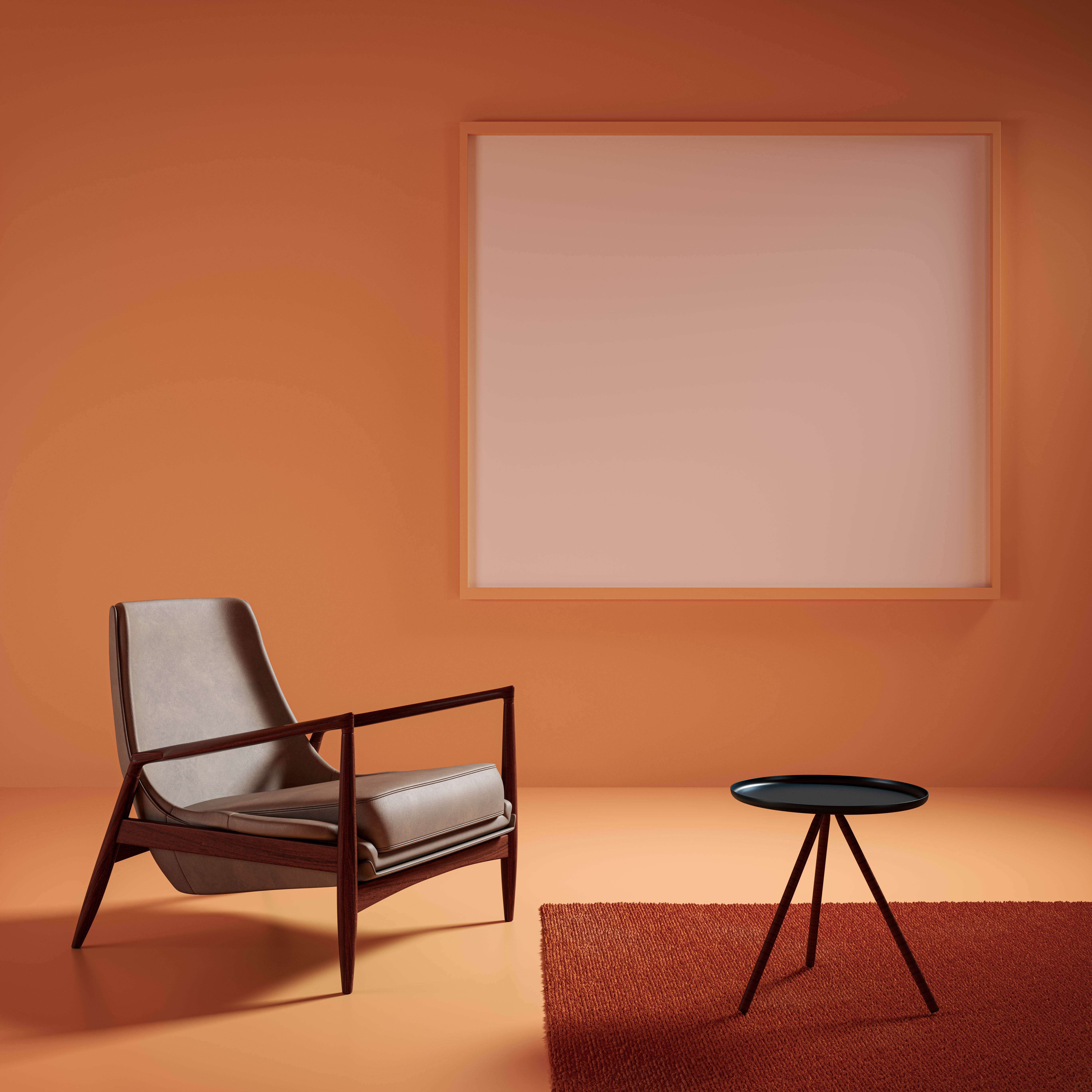 Six different rooms ready to be used in your projects 3D model_4