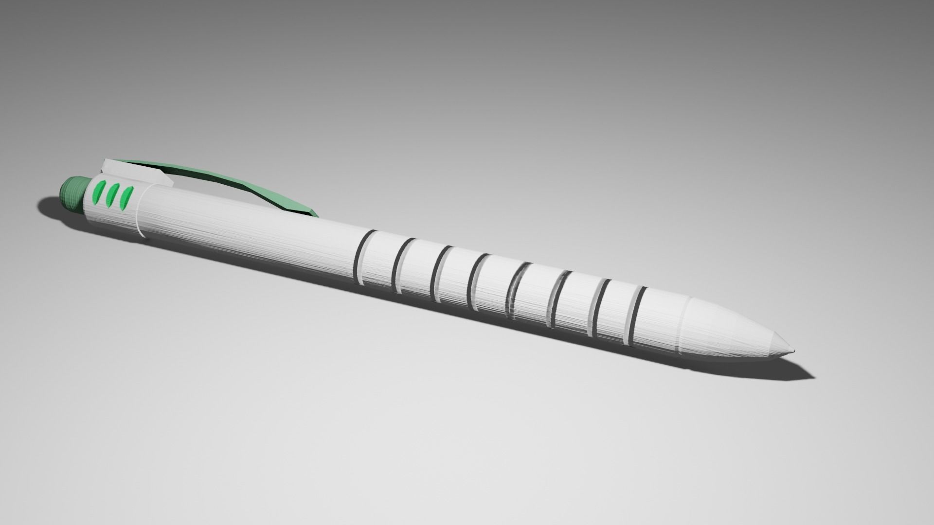 Free Pen Model with basic texture Free 3D model_1