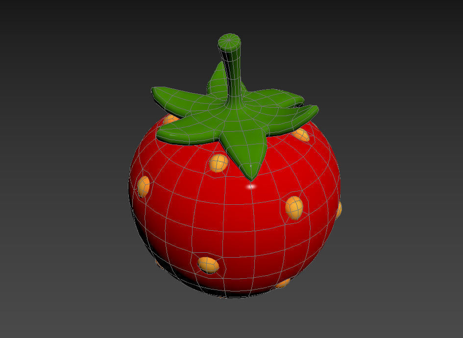 Strawberry 3D model_13