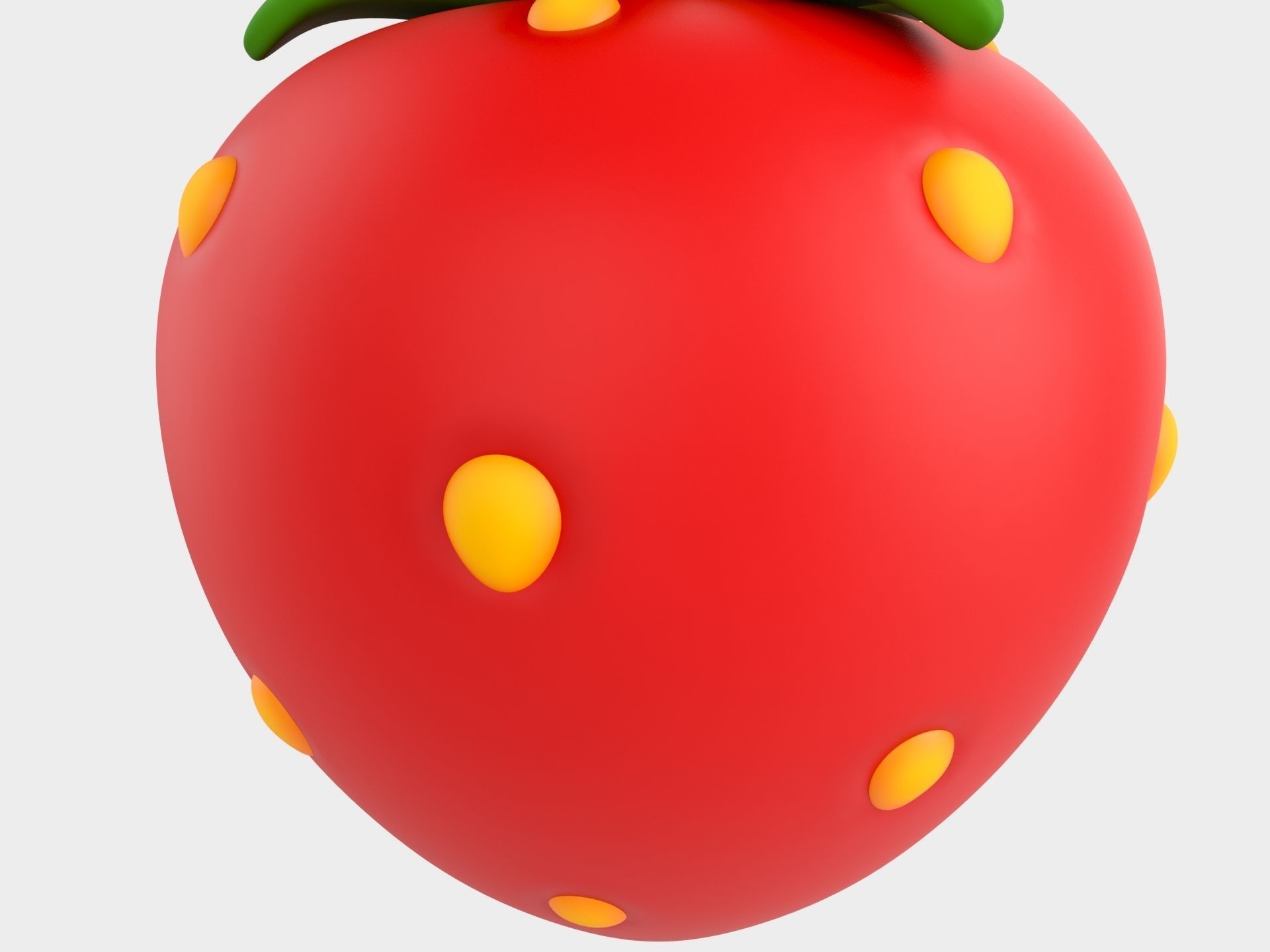 Strawberry 3D model_8