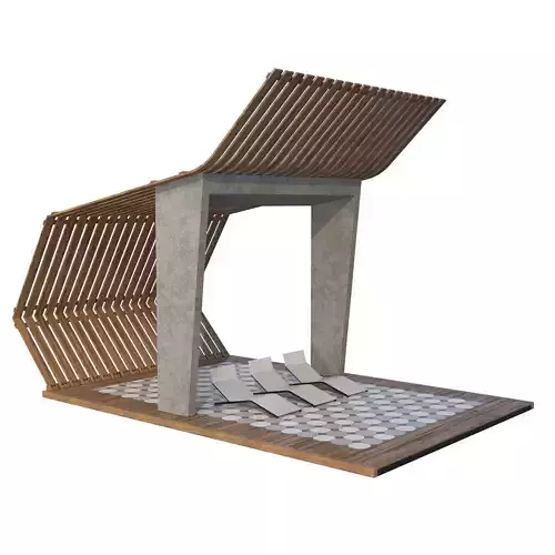 Pergola taiwanese coffee table