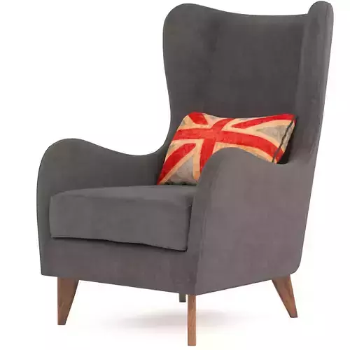 Aurland high back armchair