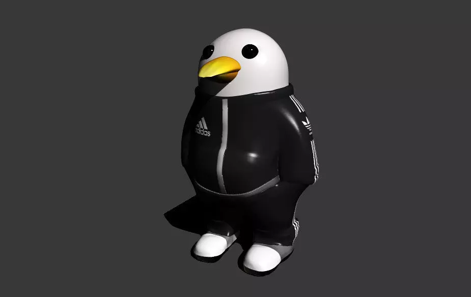 cool pingouin 3D print model_0