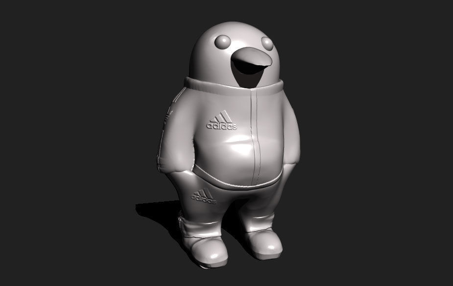cool pingouin 3D print model_6