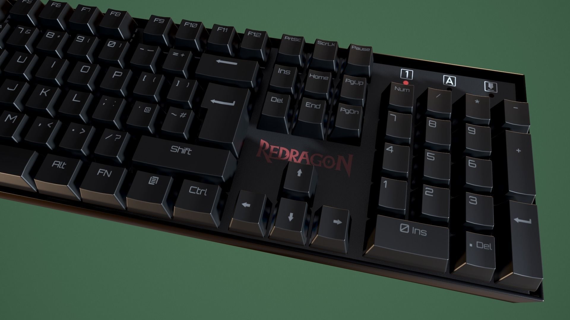 Redragon K551 Mechanical Keyboard 3D model_4