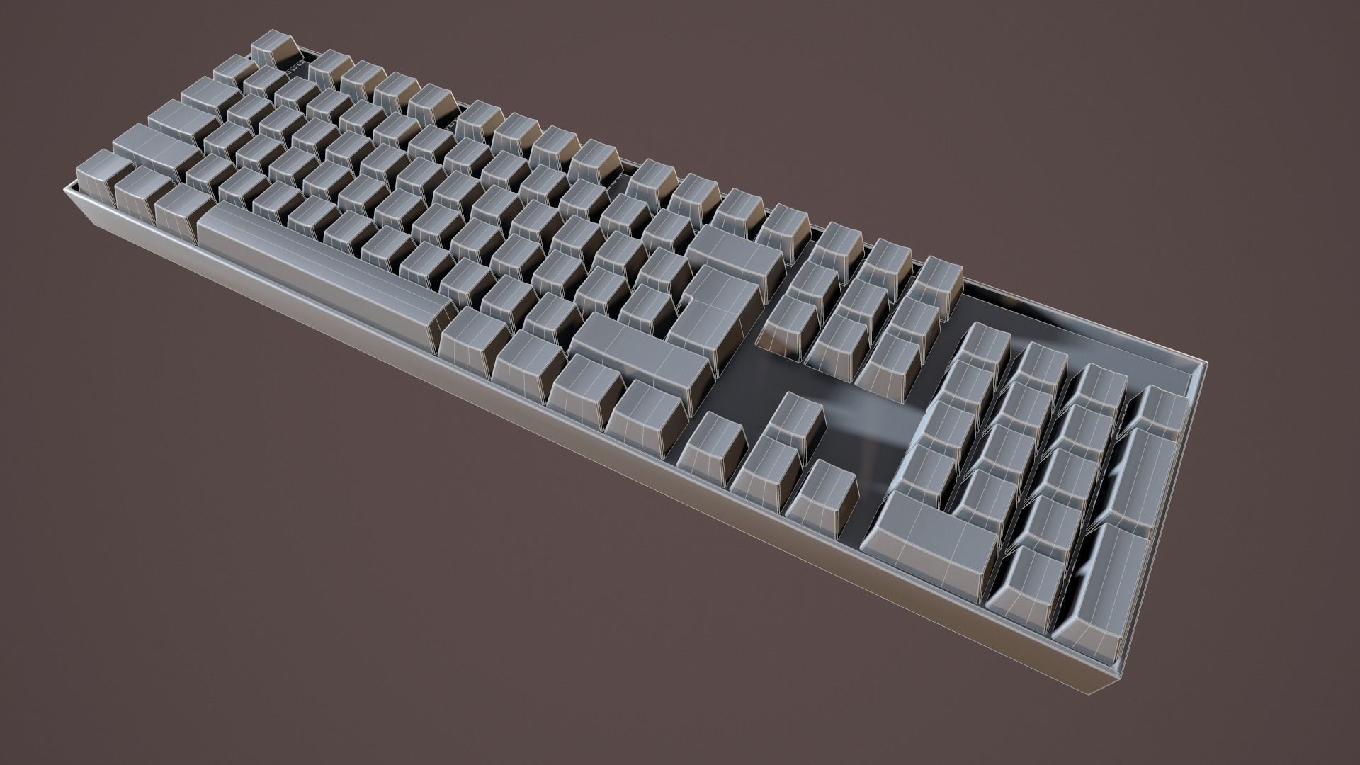 Redragon K551 Mechanical Keyboard 3D model_11