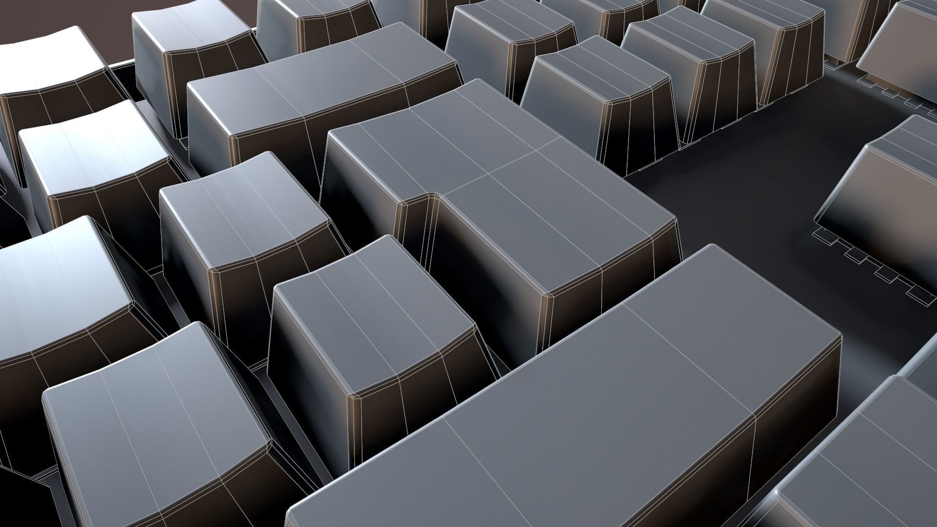 Redragon K551 Mechanical Keyboard 3D model_14