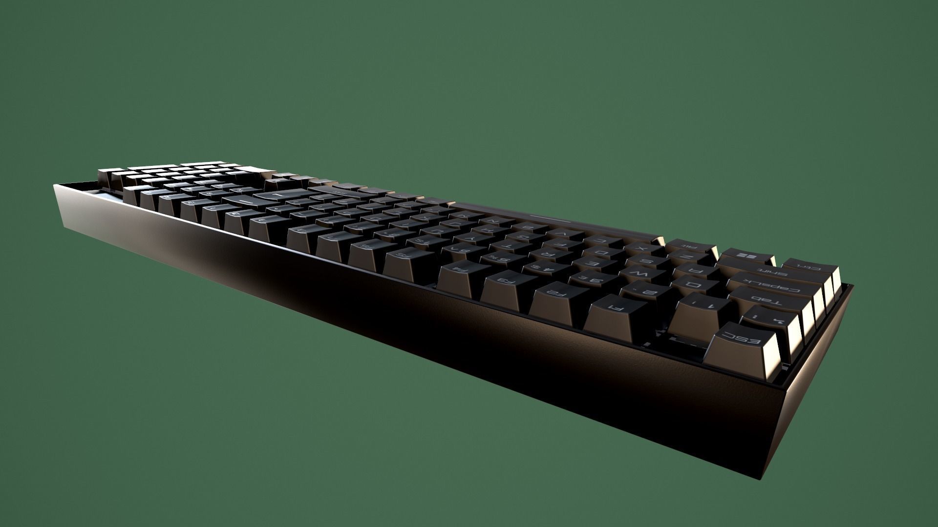 Redragon K551 Mechanical Keyboard 3D model_7