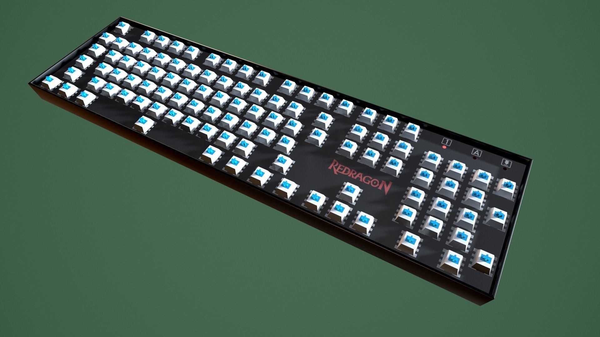 Redragon K551 Mechanical Keyboard 3D model_9