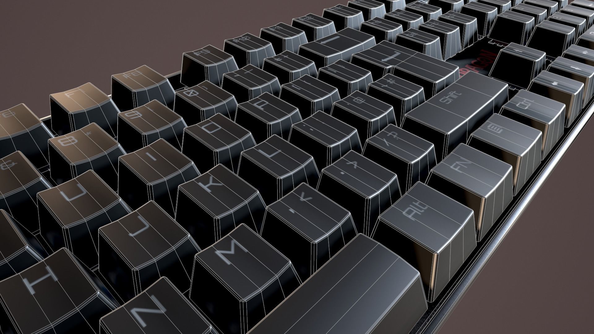 Redragon K551 Mechanical Keyboard 3D model_20