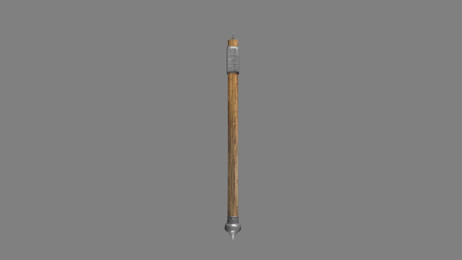Medieval ax 3D model_8
