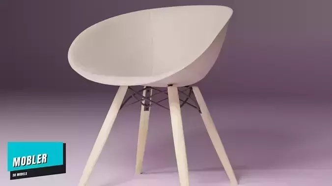 Mobler Chair 3D model