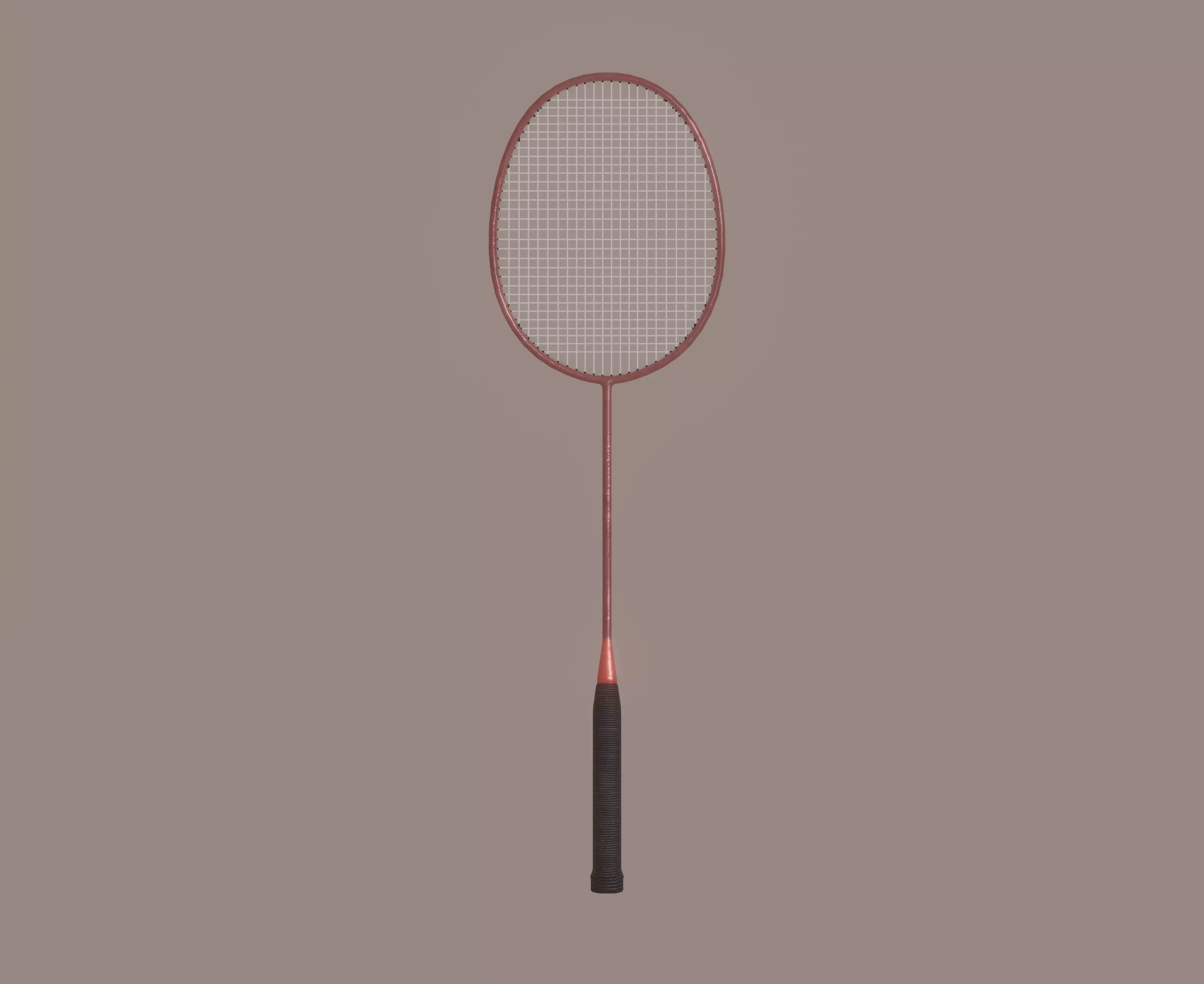 Badminton Racket 3D model_0