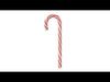 Candy cane 3D model_1