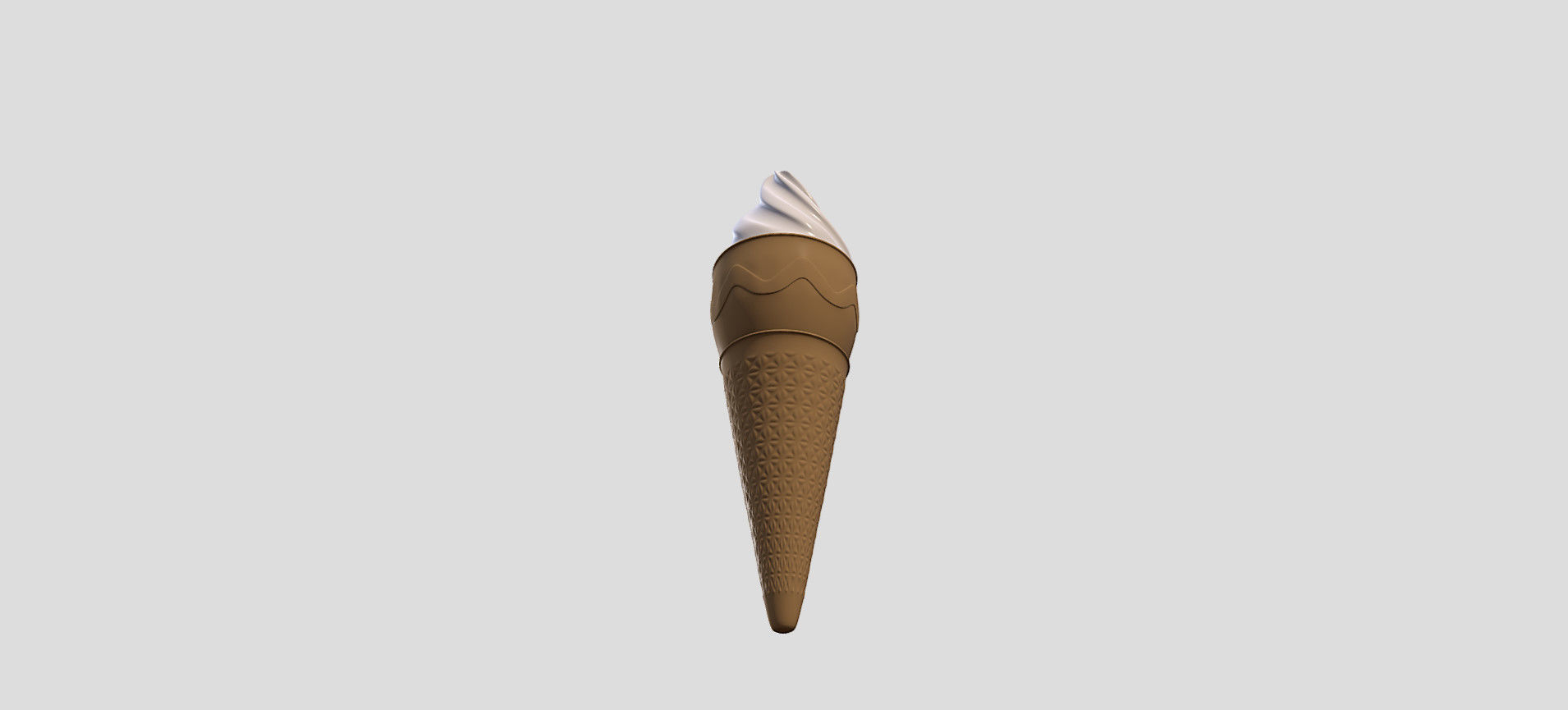Cone Ice Cream 3D model_39