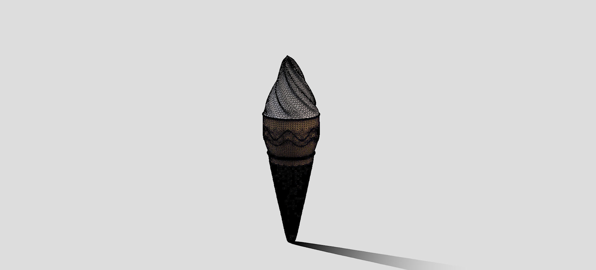 Cone Ice Cream 3D model_66