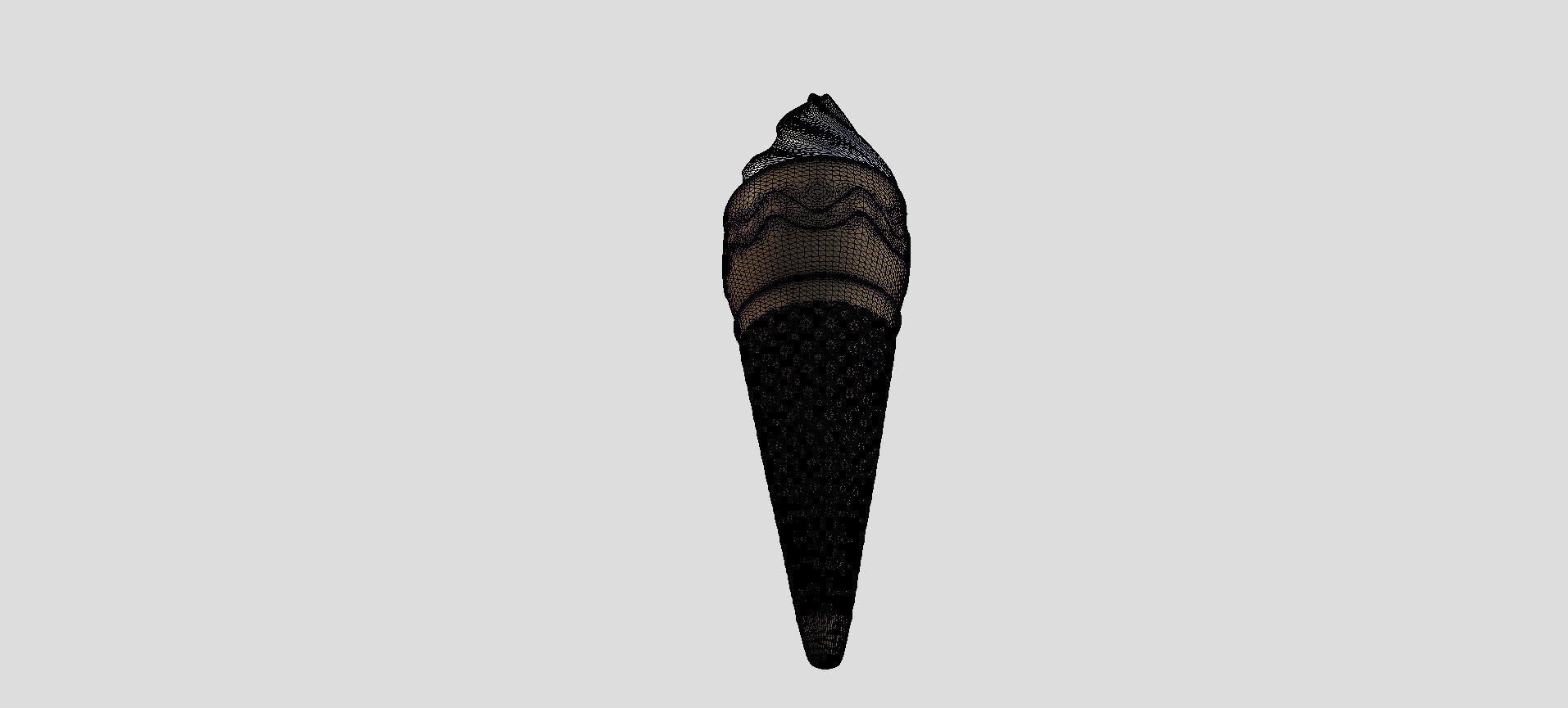 Cone Ice Cream 3D model_87