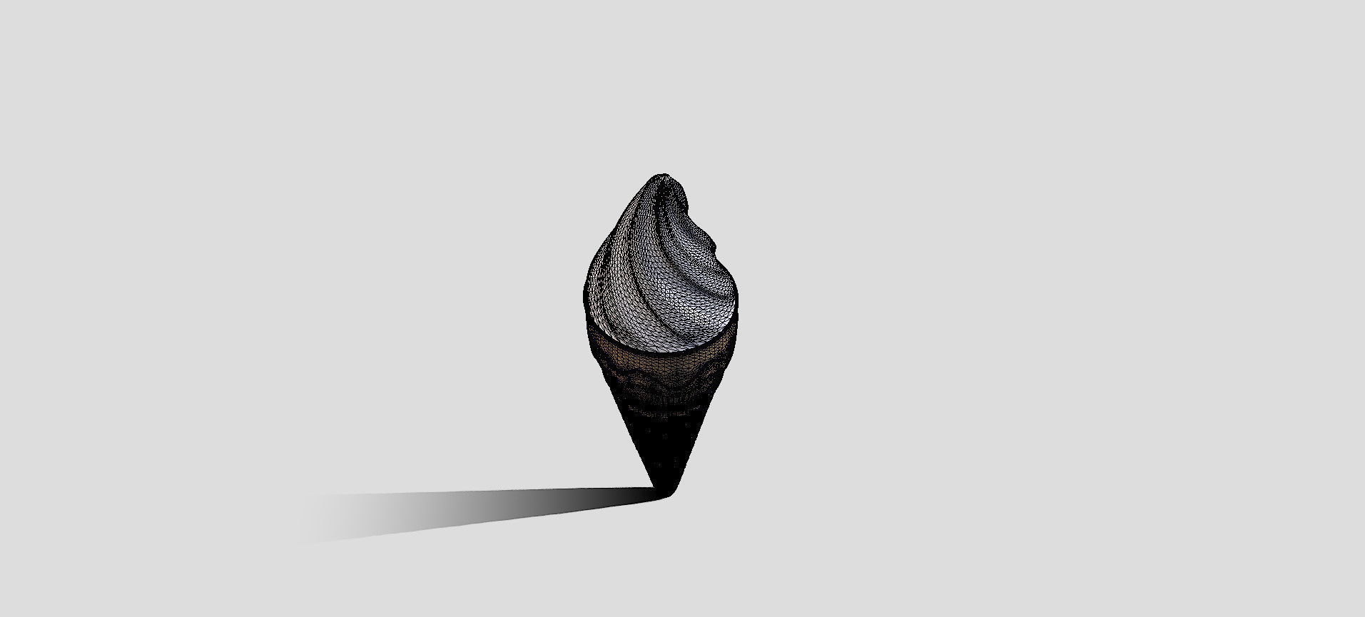 Cone Ice Cream 3D model_91