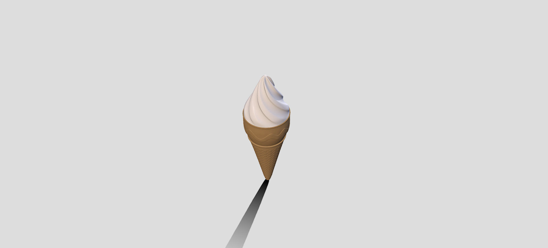 Cone Ice Cream 3D model_56
