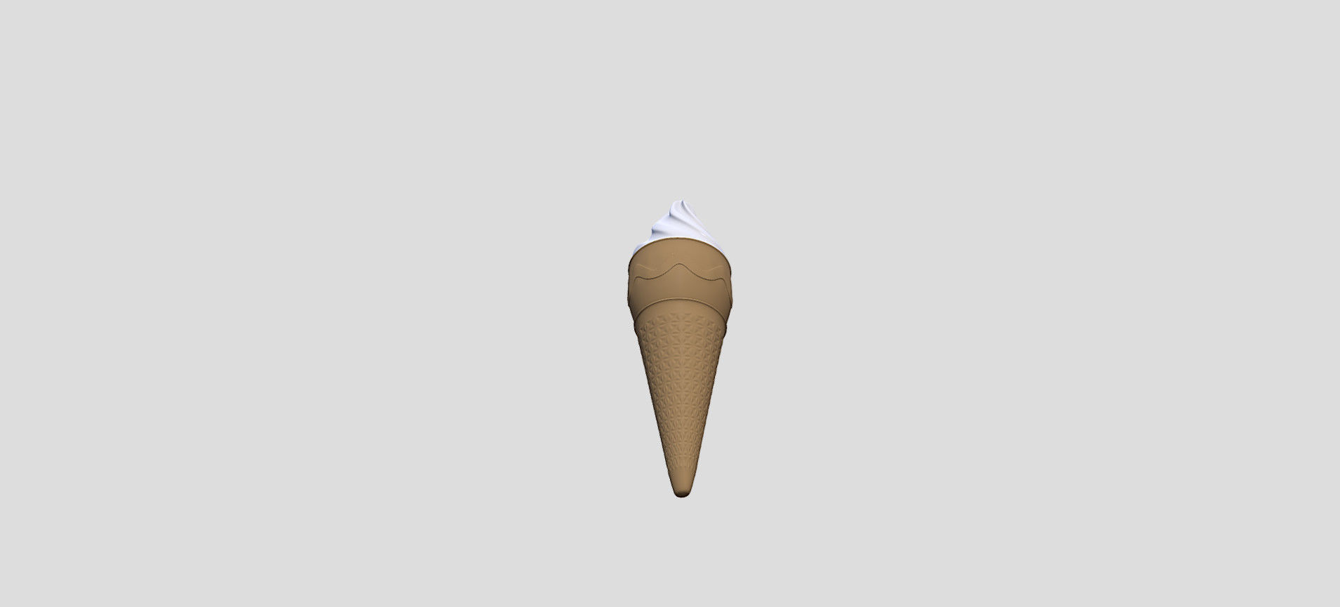 Cone Ice Cream 3D model_48