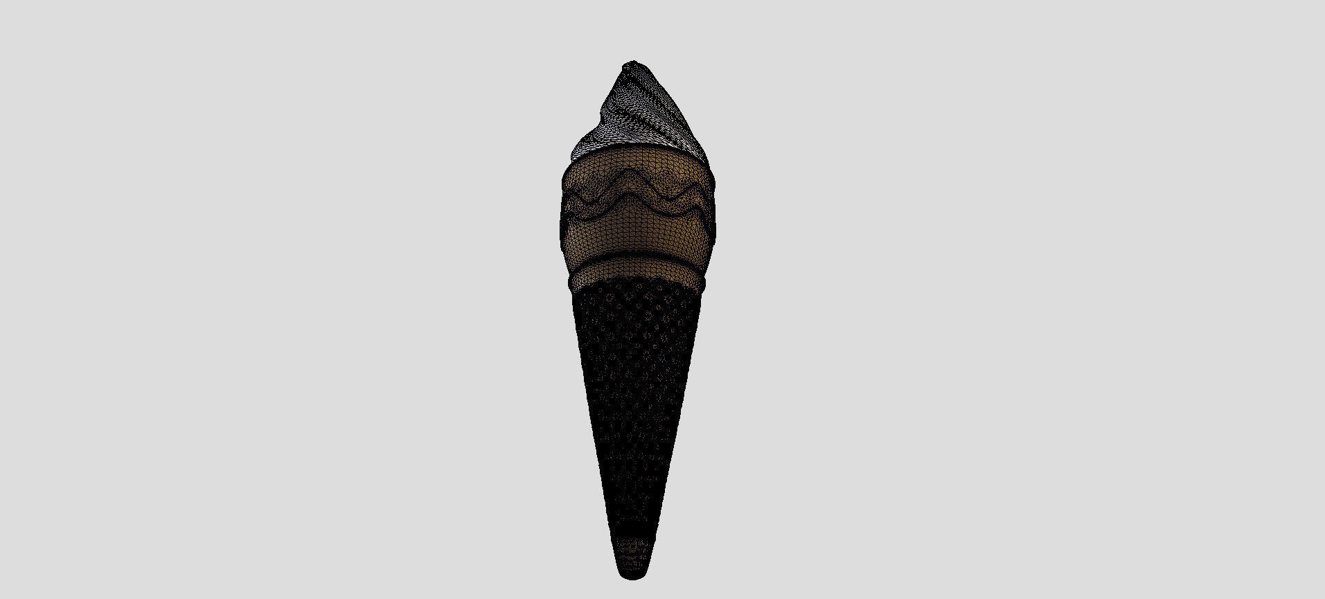 Cone Ice Cream 3D model_85