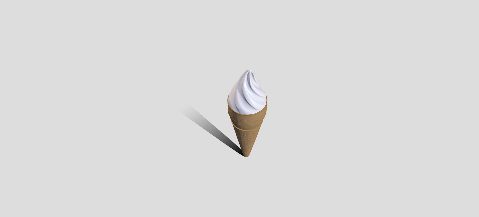 Cone Ice Cream 3D model_57