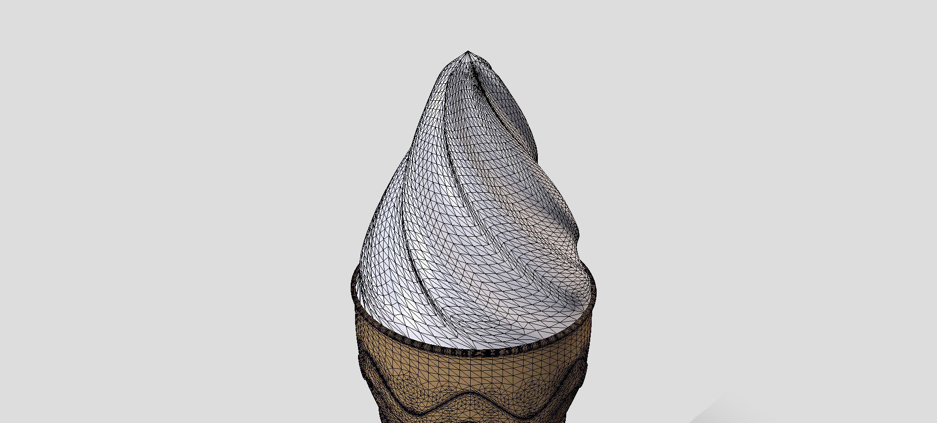 Cone Ice Cream 3D model_72