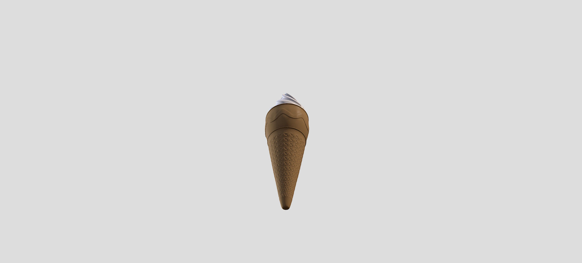Cone Ice Cream 3D model_50