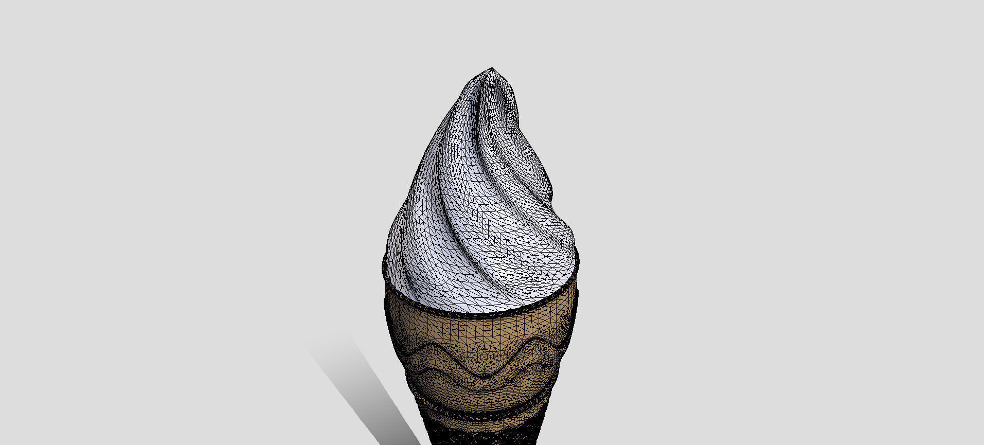 Cone Ice Cream 3D model_76